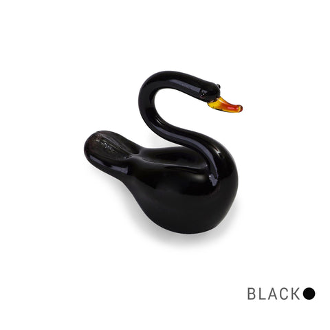 LUV the swan (in Tynies Collector's Frame) Miniature glass figurines 